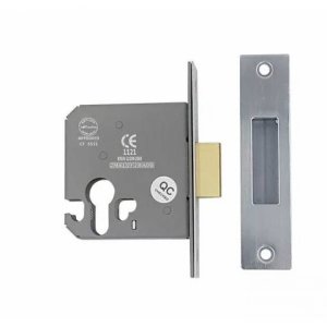 Euro Mortice Deadlock Case only - 125mm Faceplate